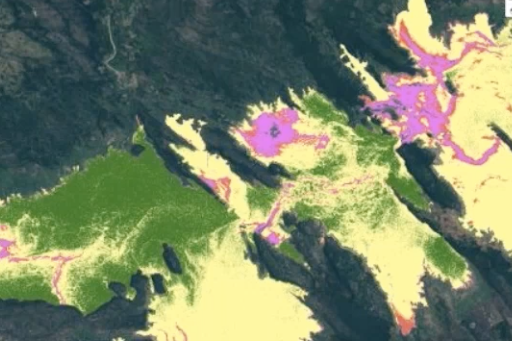 Hochfrequente 8-Band Satellitendaten zur Erkennung von schädlichen Algenblüten in Gewässern
